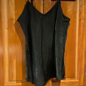 NWT BLACK SATIN CAMISOLE